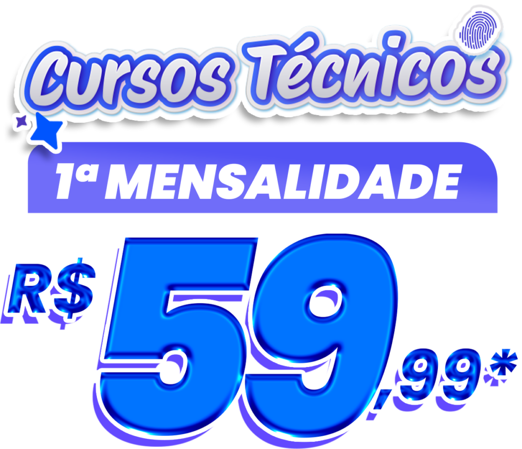 1a mensalidade cursos técnicos